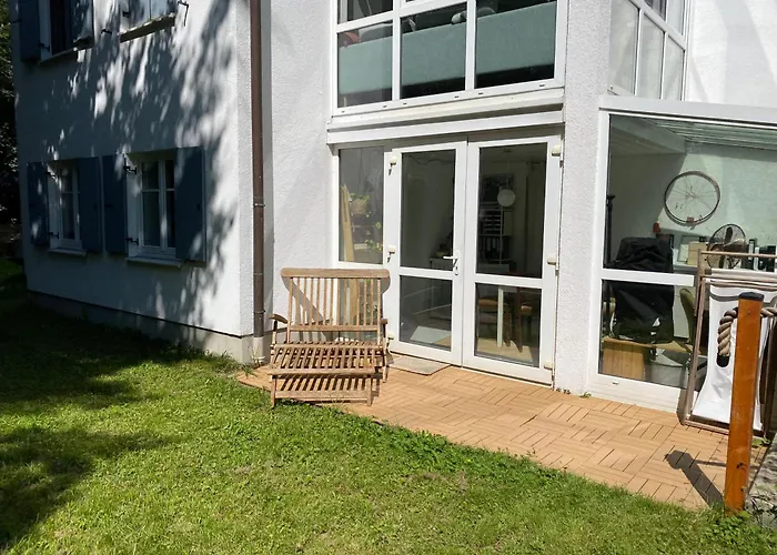 公寓 Souterrainwohnung Mit Badesteg 弗里德贝格